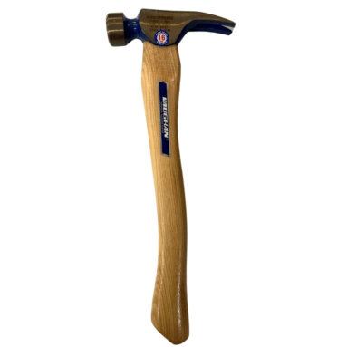 Vaughan Trim Nail Hammer 16oz - Curved Hickory Handle