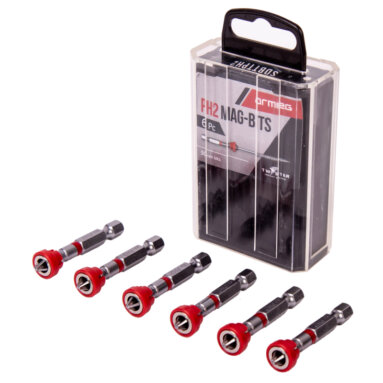 Armeg Mag Bits 50mm - PH2 x6 - Magnetic Screwdriver Bits