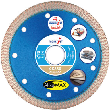 Marcrist CK850 AkkuMAX 115mm Ultra-Thin/Fast Tile Cutting Blade