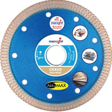 Marcrist CK850 AkkuMAX 125mm Ultra-Thin/Fast Tile Cutting Blade