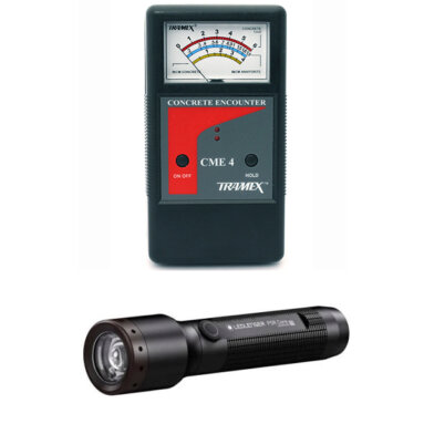 Tramex CME4 Concrete Encounter Moisture Meter + FREE Ledlenser Torch