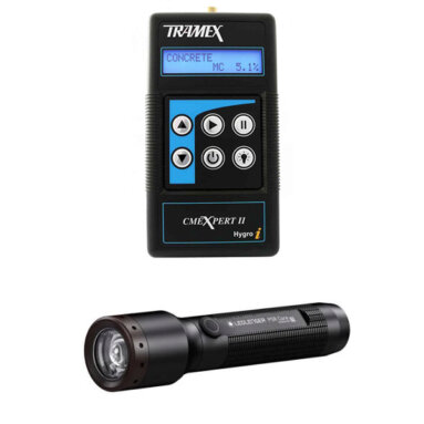 Tramex CMEXpert II Digital Concrete Moisture Meter + FREE Ledlenser Torch