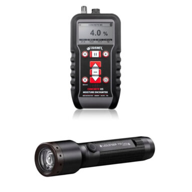 Tramex CMEX5 Digital Concrete Encounter Moisture Meter + FREE Ledlenser Torch