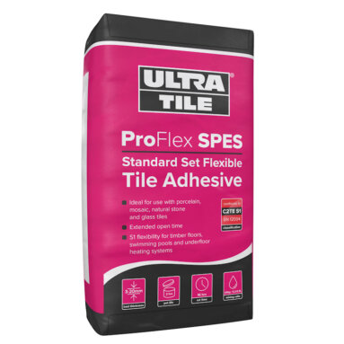 Ultra Tile ProFlex SPES Flexible Tile Adhesive - Grey (20kg Bag)