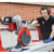 RUBI DX 350 N electric tile cutter - in use