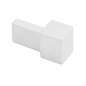 Genesis White Tile Corner Trim 10mm - Aluminium Square