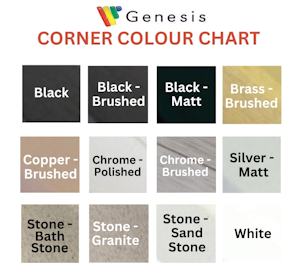 Tile corner trims - colours available