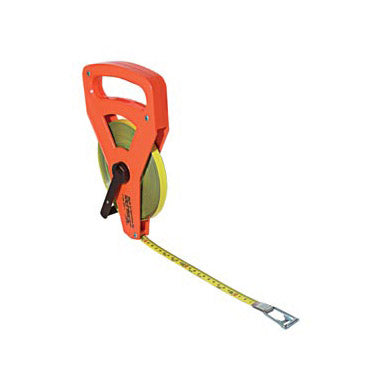 30m Measuring Tape Nylon Coated Steel - Robust Plastic Frame
