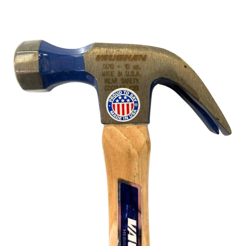Vaughan Nail Hammer 10oz - Hickory Wood Handle