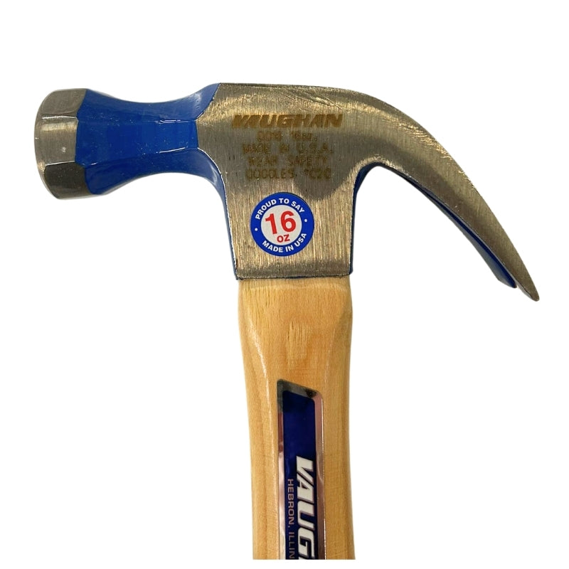 Vaughan Nail Hammer 16oz - Hickory Wood Handle