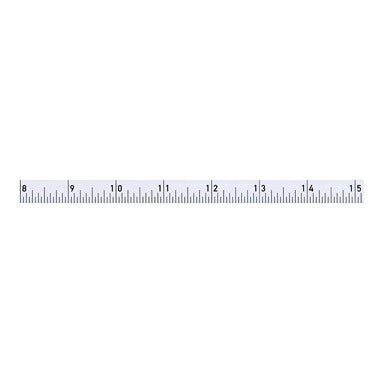 200 Inch Adhesive Tape Measure - Left to Right