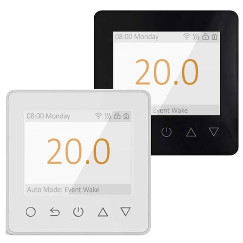 Amber DT-Two+ Wi-Fi Digital Thermostat - Black