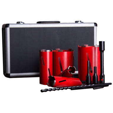 Armeg Dry Diamond Core Drill Set 11pc (5x Drills + 6x Extras)