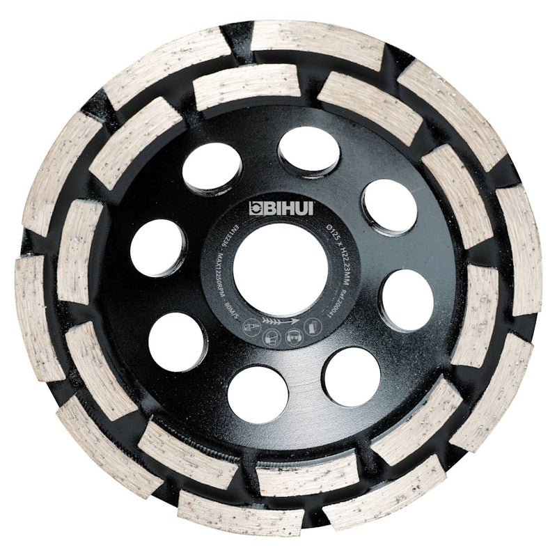 Bihui 125mm Diamond Cup Wheel (Rough) - DCWD5