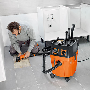 FEIN Dustex 35 L Wet & Dry Dust Extractor 110v + FREE 5x Premium Fleece Bags