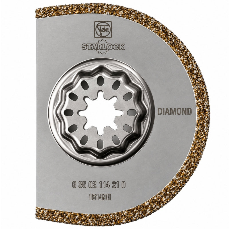 FEIN Diamond-Coated Segment Blade 75mm x 2.2mm - Starlock