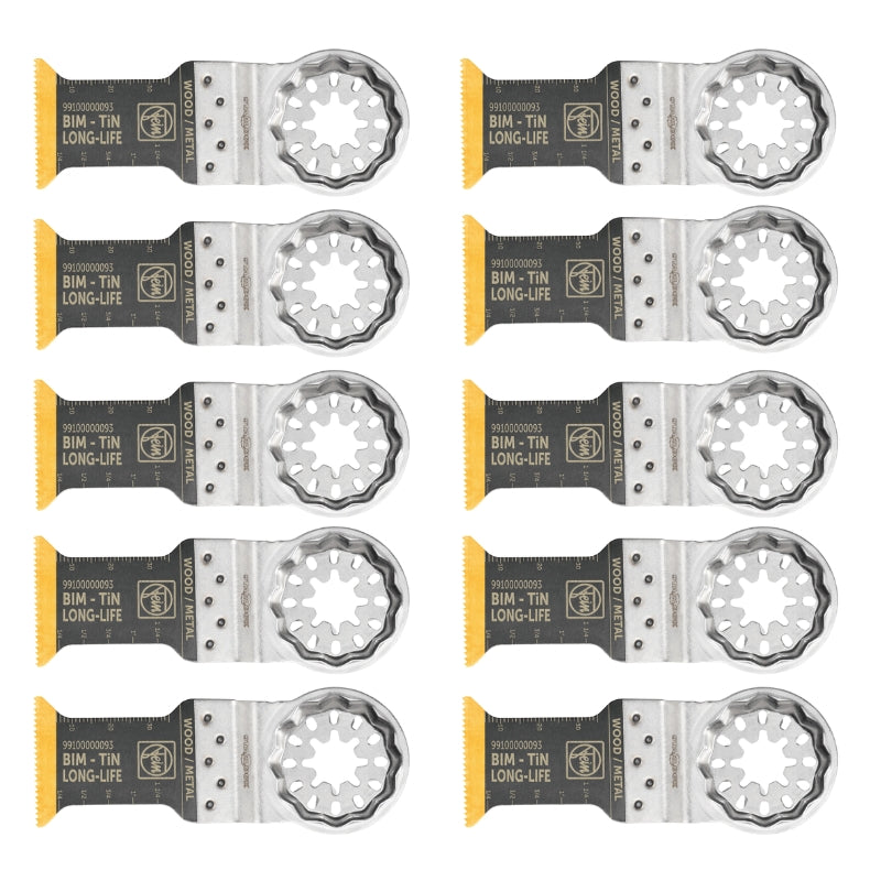 FEIN BIM TiN Long Life Starlock Blades 35mm - 10 PACK