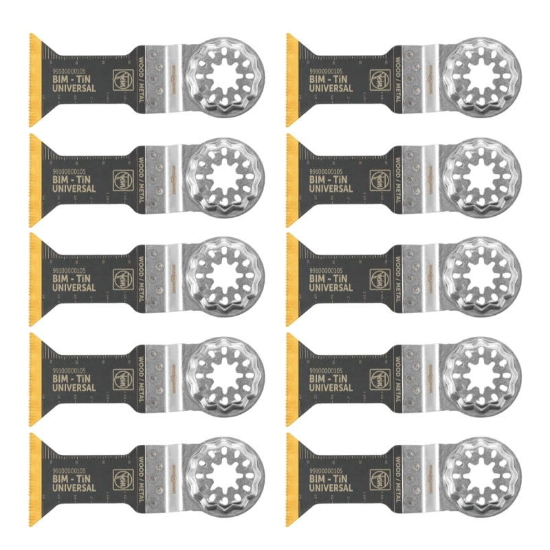 FEIN BIM TiN Long Life Starlock Blades 44mm - 10 PACK