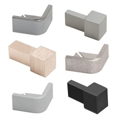 Genesis Tile Corner Trim - Aluminium - All Colours Sizes & Shapes