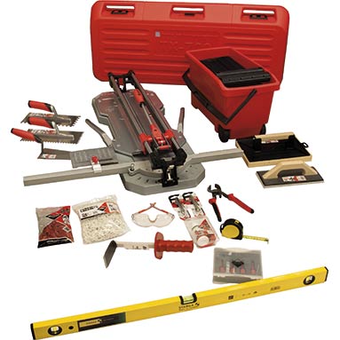 Gold Tiling Tools Kit - Inc Rubi Tools