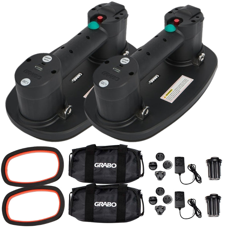 Grabo Plus 220 (2 Pack) - Electric Vacuum Tile Suction Cups