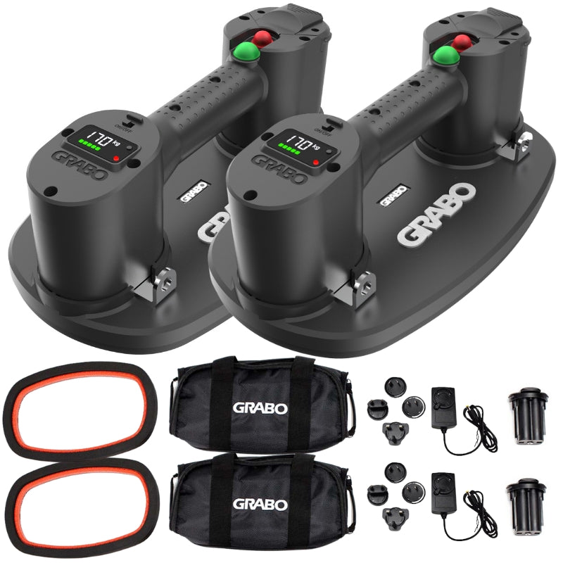 Grabo Pro 300 (2 Pack) - Electric Vacuum Tile Suction Lifters