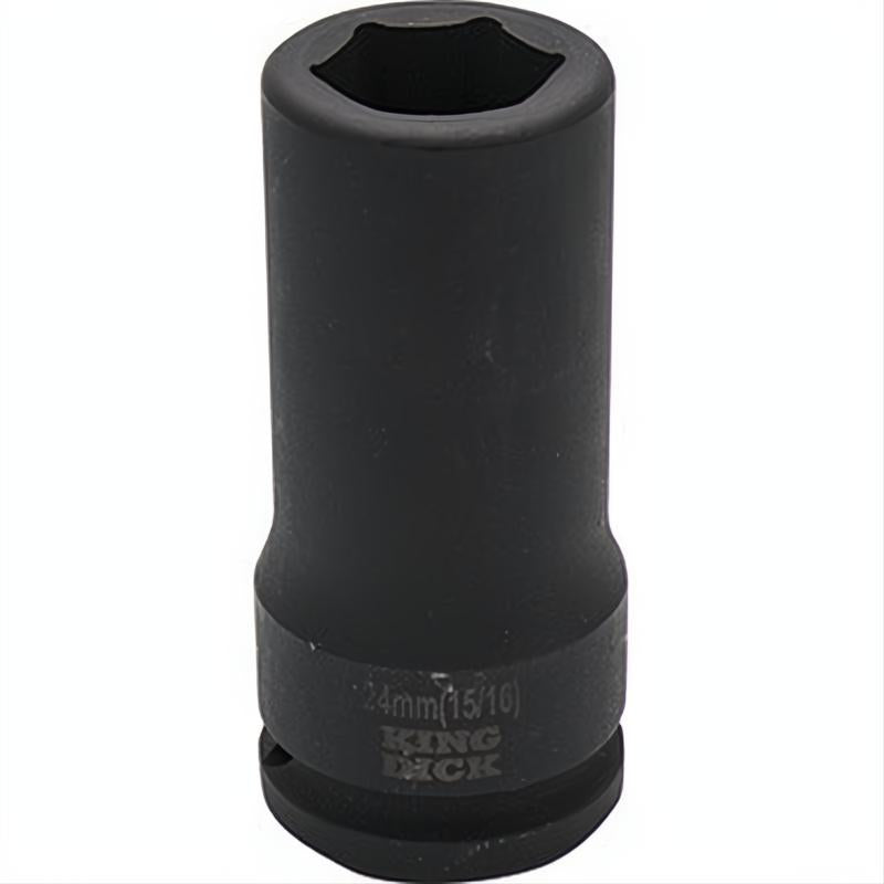 Impact Socket 3/4in - Deep - 24mm - King Dick Tools