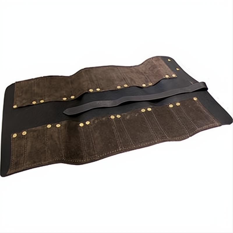 Leather Personalised Carvers Chisel Roll - 12 Pocket - Connell