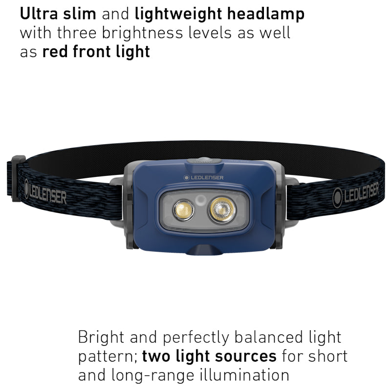 Ledlenser HF4R Core - Rechargeable Head Torch - Blue