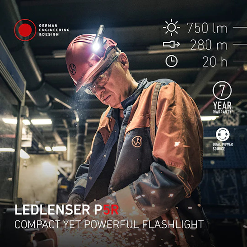 Ledlenser P5R Rechargeable LED Torch 2025 (750 Lumens)