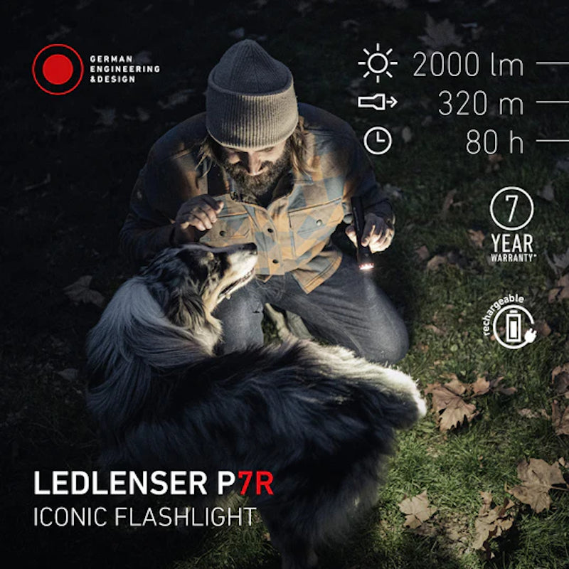Ledlenser P7R Rechargeable LED Torch 2025 (2000 Lumens)