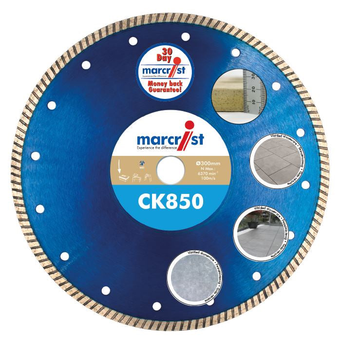 Marcrist CK850 250mm Tile Saw Blade