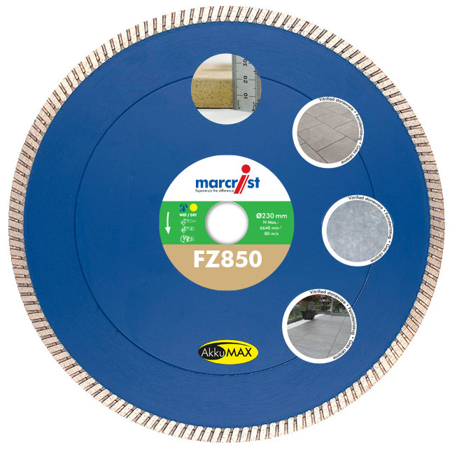 Marcrist FZ850 125mm Diamond Blade (22mm Bore for Angle Grinders)