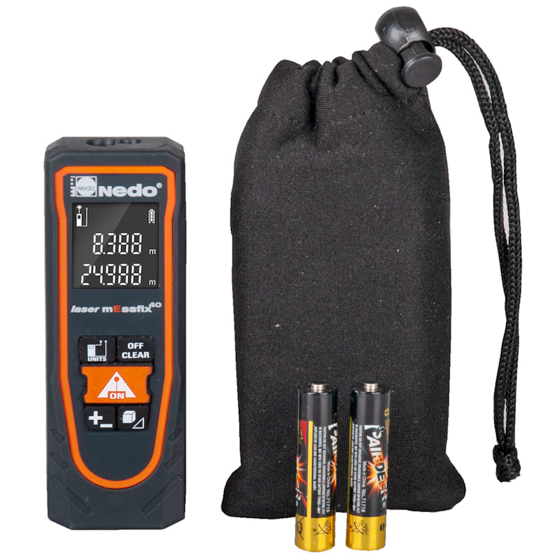Nedo Laser Messfix 40 - Pocket Laser Distance Meter (40m)