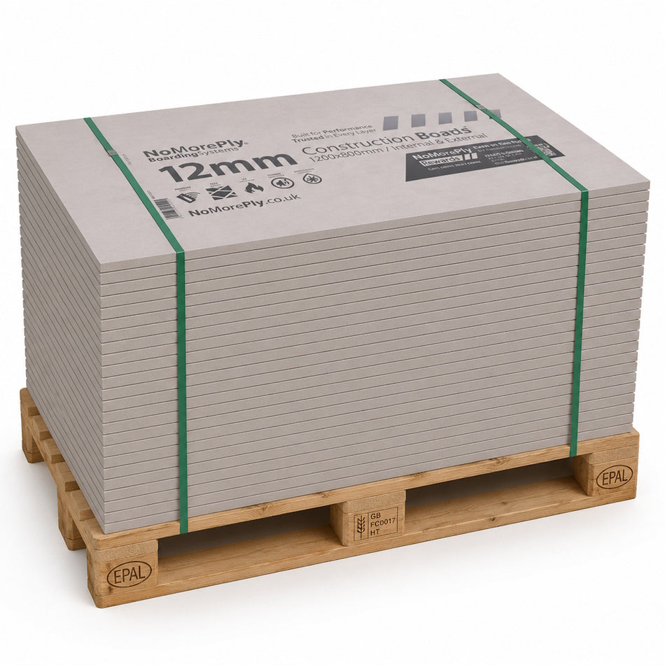 NoMorePly 12mm Tile Backer Board - 1200 x 800mm (Pallet of 75)