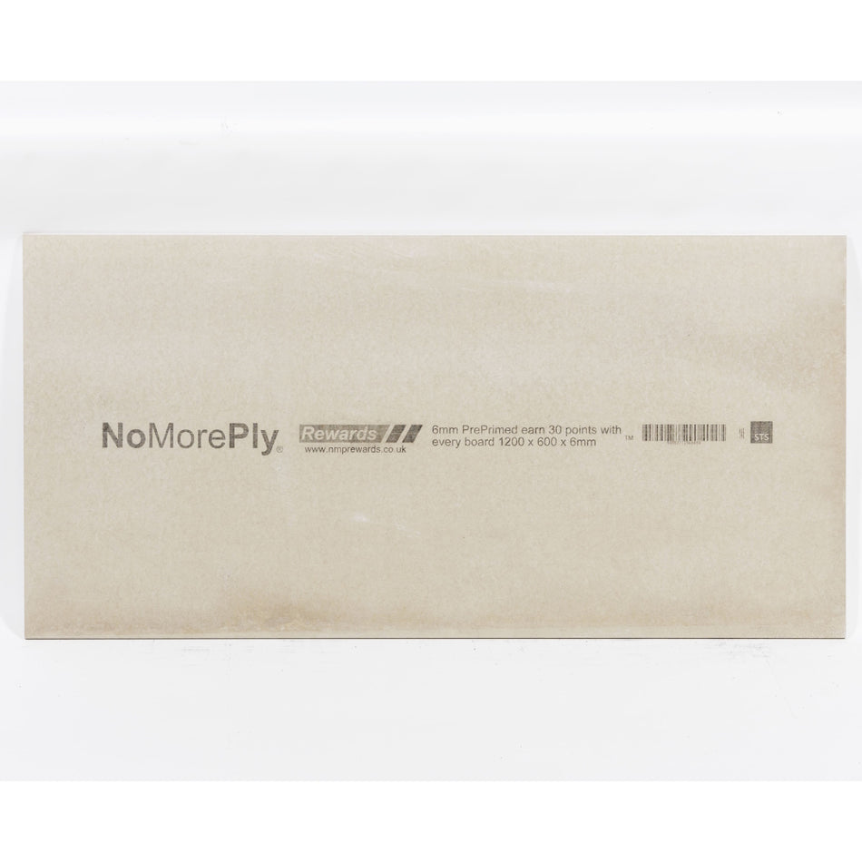 NoMorePly 6mm Tile Backer Board Pre-Primed - 1200 x 600mm