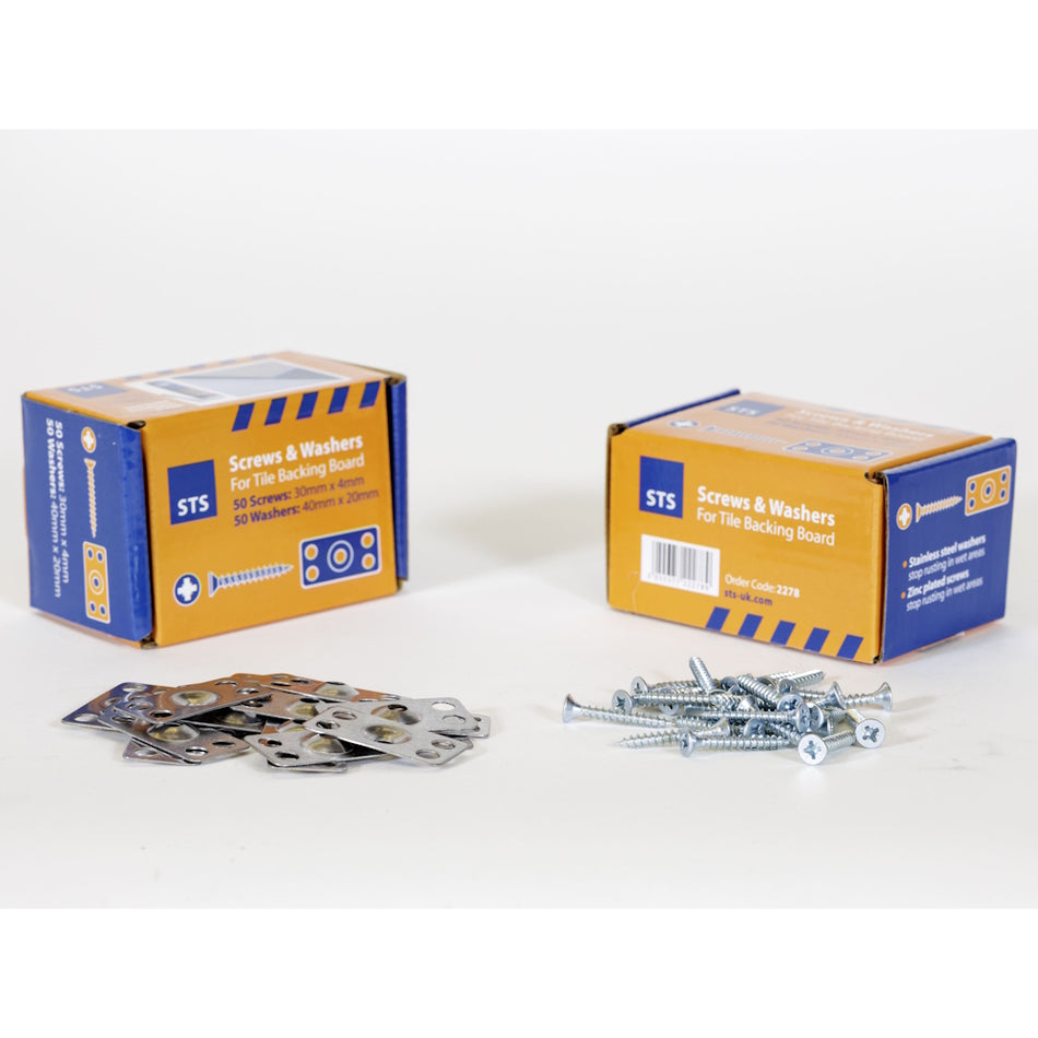 NoMorePly Screws & Washers Stainless Steel 30mm 50 Pack