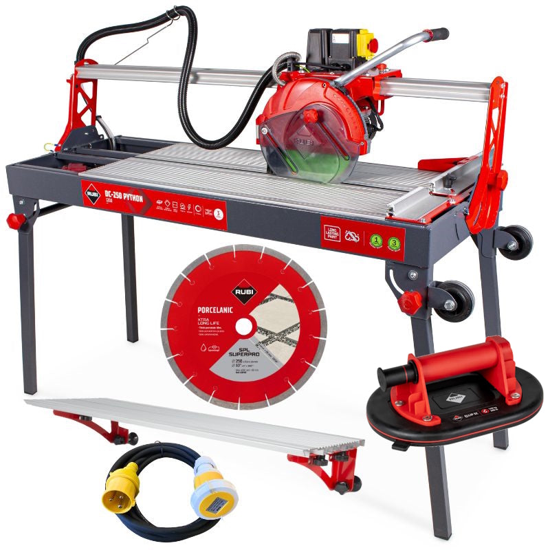 Rubi DC-250 1200 PYTHON Bundle - Wet Tile Cutter 110v