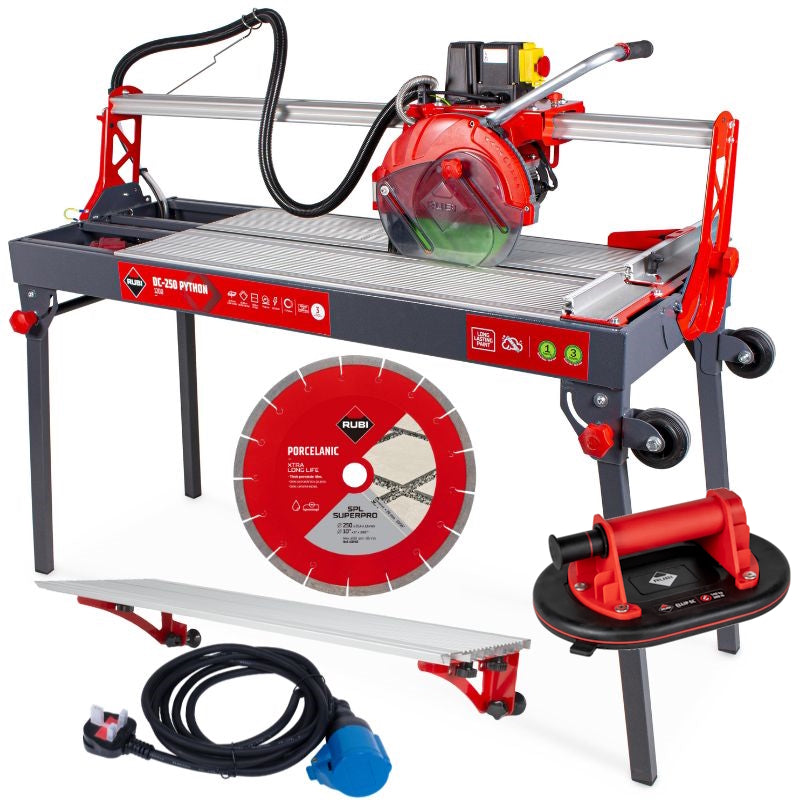 Rubi DC-250 1200 PYTHON Bundle - Wet Tile Cutter 230v