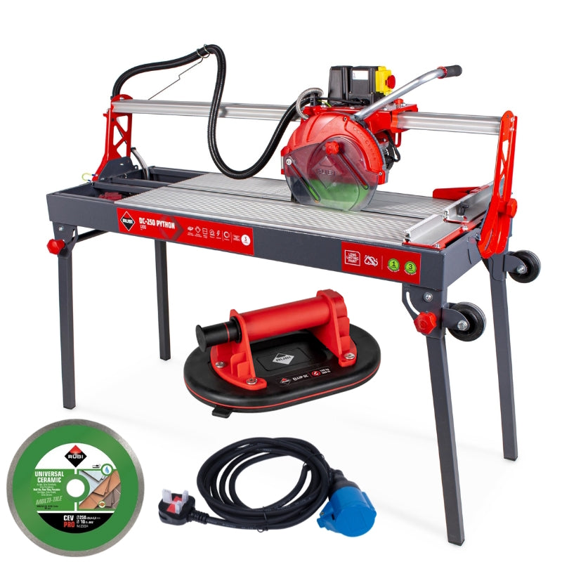 Rubi DC 250 PYTHON 1200 Electric Tile Cutter - 230v