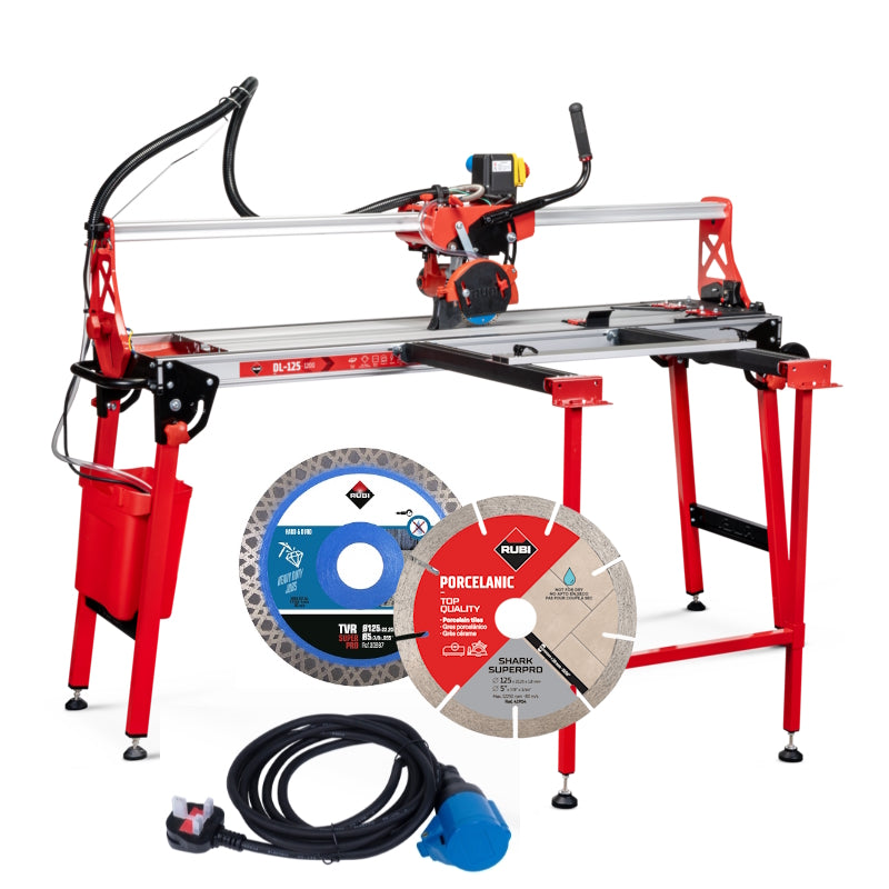 Rubi DL-125 1200 Portable Electric Tile Cutter 230v