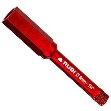 Rubi Dry Gres 4DRILL Diamond Porcelain Tile Drill Bit 6mm