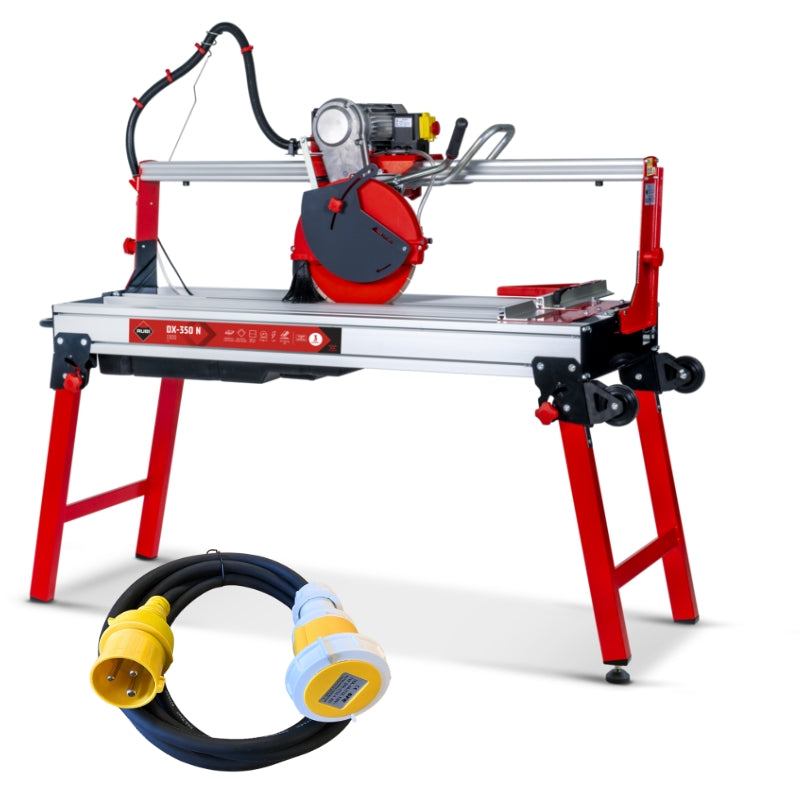 Rubi DX-350-N 1300 Laser & Level Wet Saw - 110v - Zero Dust