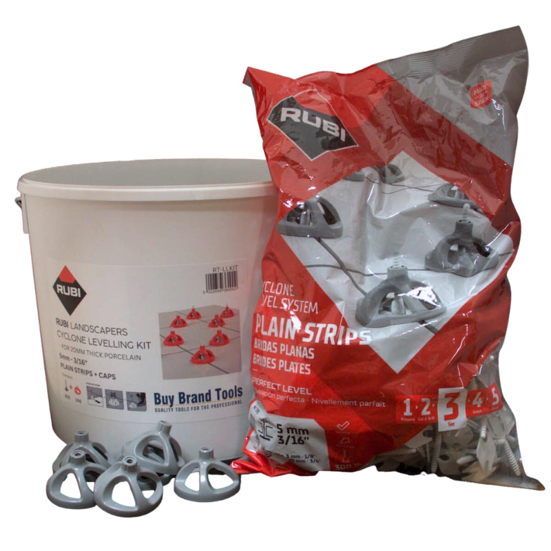 Rubi Landscapers Levelling & Cutting Kit - For 20mm Thick Porcelain