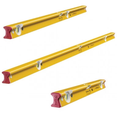 Stabila R Type Level Set - 60cm 1.2m & 2m (3pc)