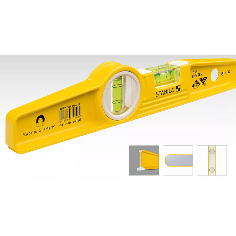 Stabila Rare Earth Magnetic Scaffold Level 25cm + Holster