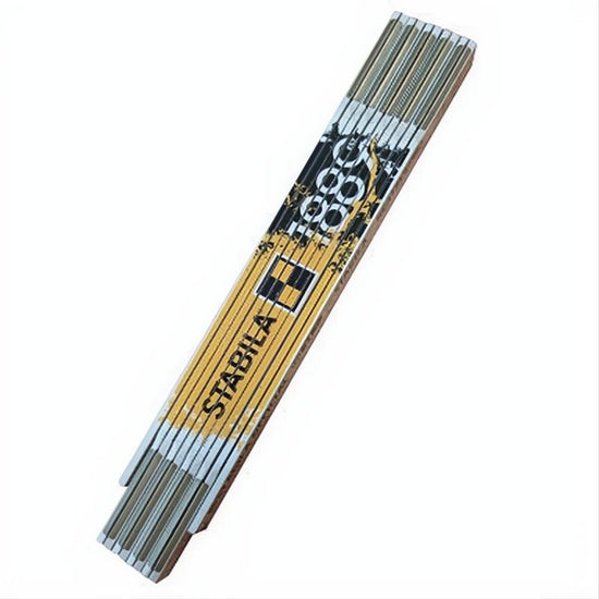 Stabila 2m (6ft) Wooden Folding Ruler - 19445 (Anniversary Edition ...