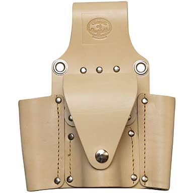 Steel Fixers Hammer & Drifts Holder - Tan Leather