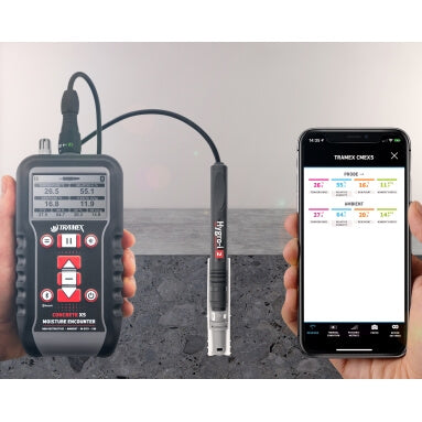 Tramex CMEX5 Digital Concrete Encounter Moisture Meter + FREE Ledlenser Torch