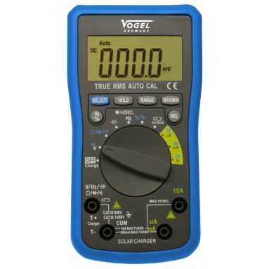 Vogel Digital Multimeter - Solar Charger - Temperature Probe